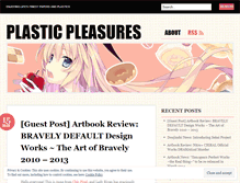 Tablet Screenshot of plastic-pleasures.com